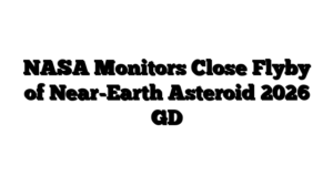 NASA Monitors Close Flyby of Near-Earth Asteroid 2026 GD
