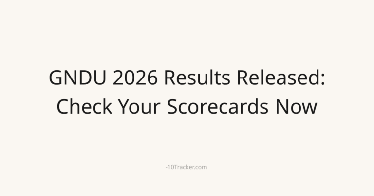 GNDU 2026 Results Released: Check Your Scorecards Now