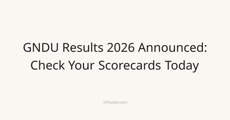 GNDU Results 2026 Announced: Check Your Scorecards Today