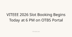 VITEEE 2026 Slot Booking Begins Today at 6 PM on OTBS Portal